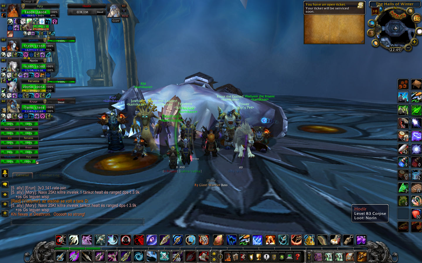 Hodir Down